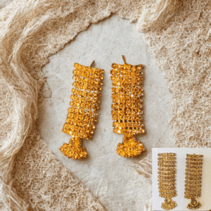 crystal stud earrings – minimal sparkle collection